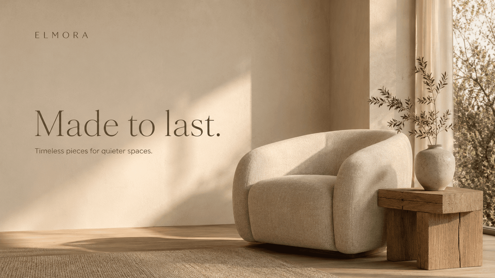 Lifestyle minimal banner